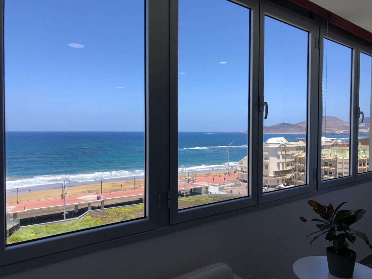Vistas Mar Playa Las Canteras Primera Linea Wifi Лас Палмас де Гран Канария Екстериор снимка