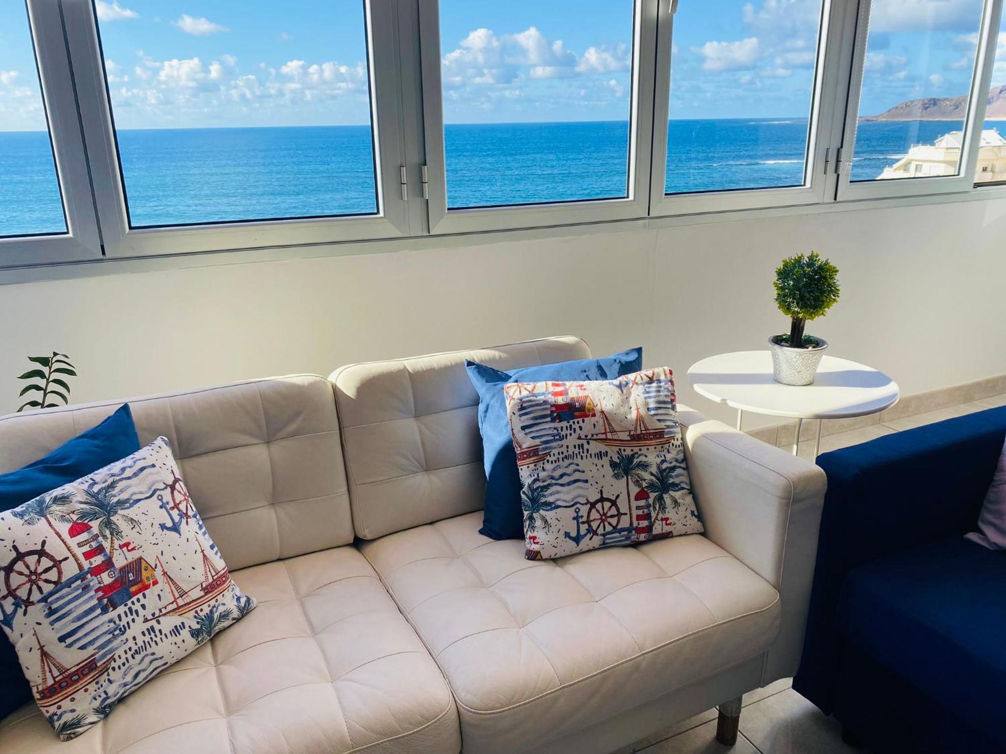 Vistas Mar Playa Las Canteras Primera Linea Wifi Лас Палмас де Гран Канария Екстериор снимка